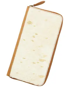 Shyanne Women's Gold Foil Hair-On Wallet - Saho22wt3gld