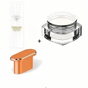 Side Frame Film + Phone Charging Port Dust Plug for iPhone 17 Pro Max/17pro, HD Dust-Proof Protective Side Film Protector, Apple 17 Series Type-C Silver Dust Set