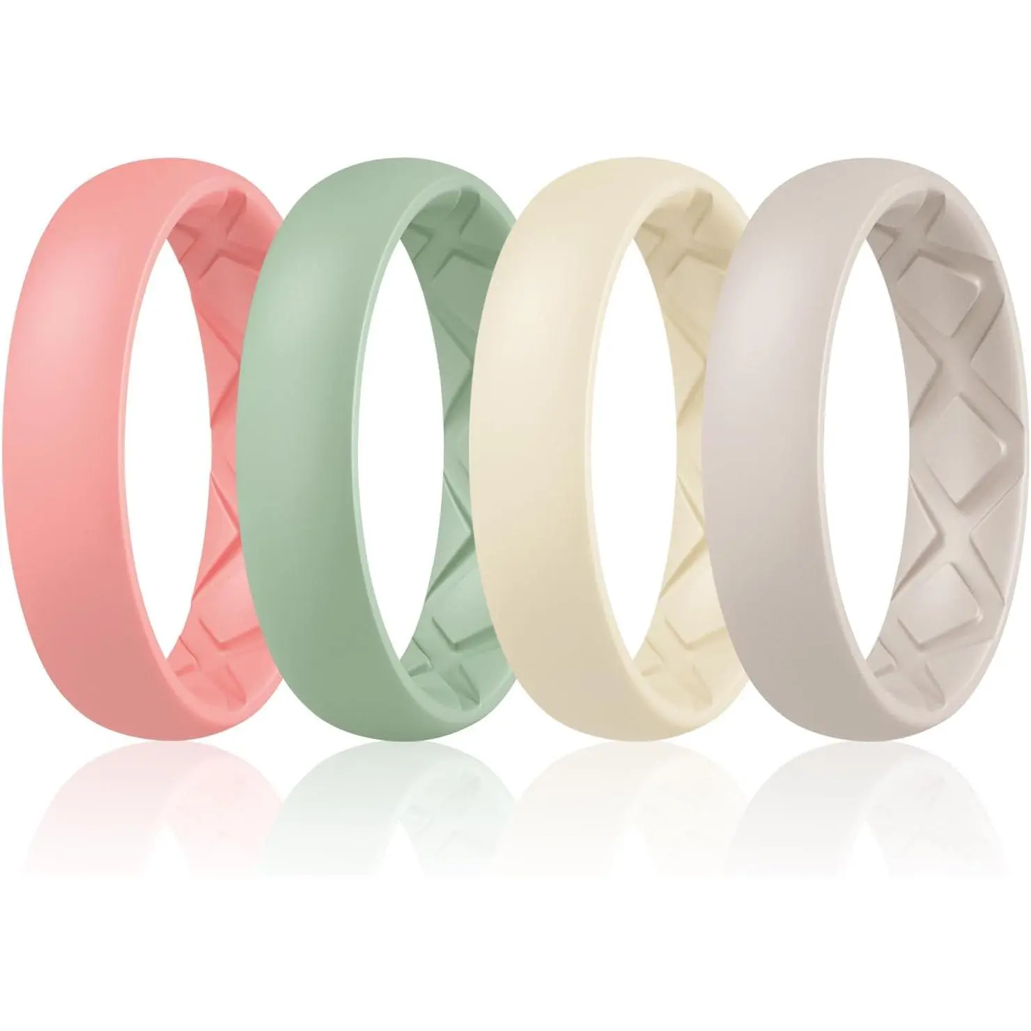 C1-Coral Red, Mist Green, Nude, Beige