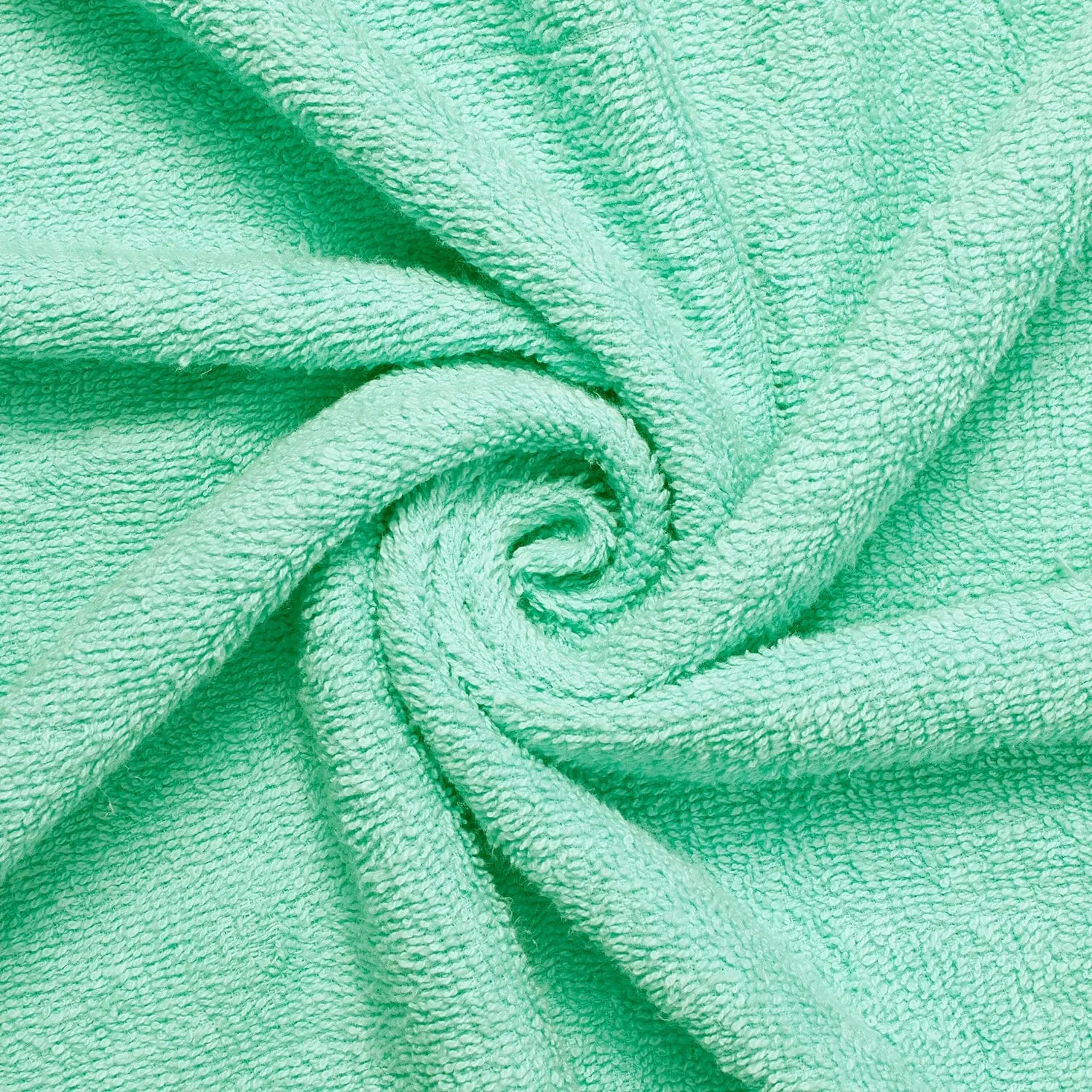 Mint Green Terry Cloth Fabric | 60" Wide Polyester