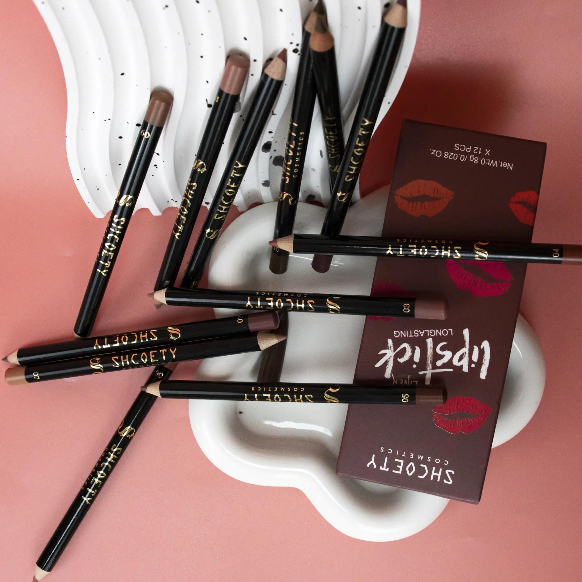 Long Lasting Matte Lip Liner Set, Tinted Lip Liner, Easy Coloring, Suitable for All Occasions Lip Makeup, Girls and Women Makeup Accessories, Makeup Products, Lip Stain, Lip Liner Pencil, Lightweight Lipliner, Lip Liner Kit, Cosmetic