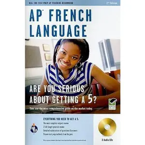 USED-AP French Language Exam with Audio CD: 2nd Edition (Advanced Placement (AP) Test Preparation) by Ellen Knauer (Paperback)