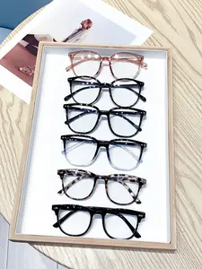 Unisex Fashionable Trendy Full Rim Eyeglasses, Casual Eyeglasses for Work, Daily Decor, Perfect for Student Daily and Four Seasons Use, Fashionable Frames Glasses
