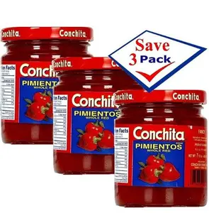 Conchita sweet imported pimentos 7 1/2 on jar. Pack of 3