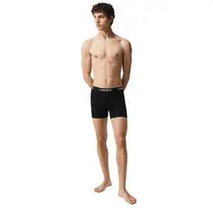Lacoste  Long Stretch Cotton Boxer Brief 3-Pack - Men's