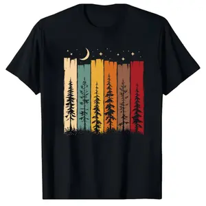 Nature Mountain Art Geometric Mandala Outdoor Hiking Gift T-Shirt