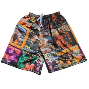 BL$ Shorts All-Over Print Sport Mesh Shorts