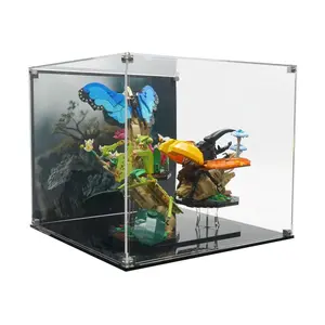 Acrylic Tiered Display Case UV Print Compatible with LEGO® 21342 Ideas Insect Collection - Set Not Included