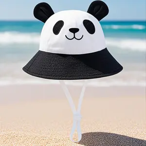 KHB23 Baby Sun Hat Girls UPF 50+ Beach Kids Hats Boys Wide Brim Cute Toddler Bucket Hat Floppy Infant Sun Hats