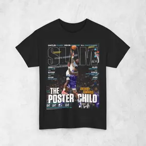 Anthony Edwards Shirt, SLAM Cover T-Shirt, Unisex Sports Tee, Vintage Retro Basketball Streetwear, Gift Basketball Tshirt, Basketball Tee