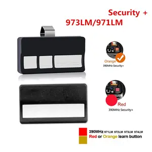 Red or Orange  Button Security 2.0 Liftmaster 973LM Remote Control For Garage Door Opener 971LM 973LM