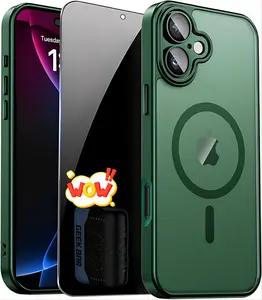 This is geek bar Mafia Mystic Phone Case with 100 & 360 Degree Gear Rotating Ring Unique Ring Stand for Enhanced Phone Support