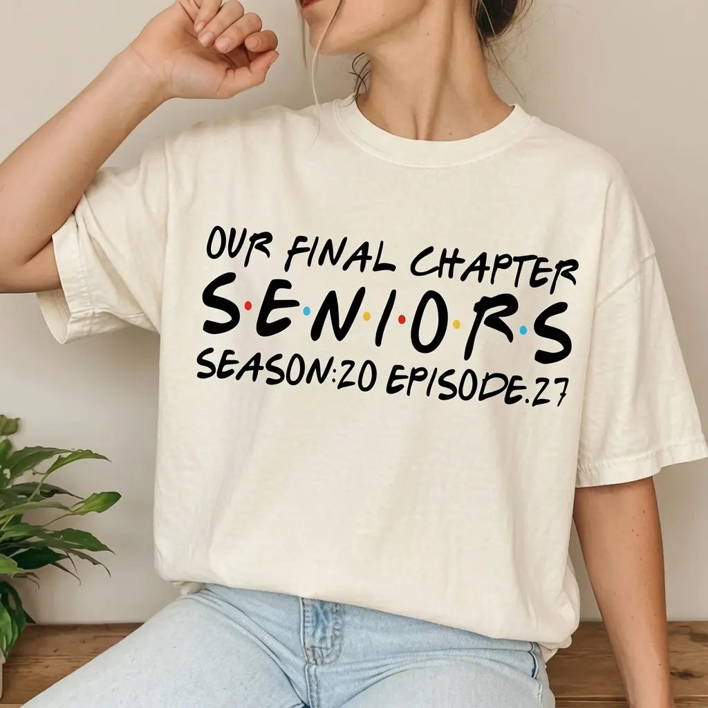 Our Final Chapter Seniors 2027 Comfort Colors T-Shirt, Class of 2027 Tee, Graduation Matching School Shirt, Graduation Gift, Class Of 2027 Shirt, High School Senior Tee, Graduation Shirt, Full Size, Full Color