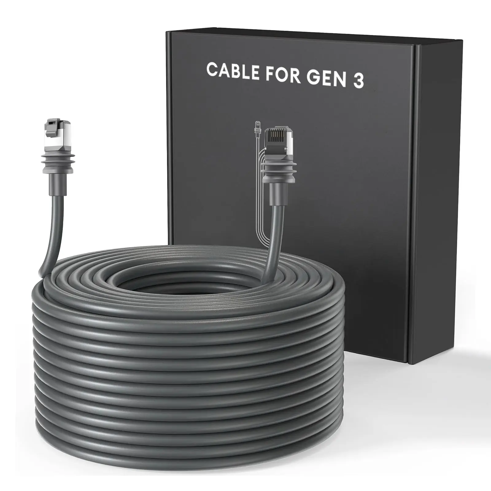 Dutevolns Starlink Cable, High-Speed Star Link Gen 3 75FT, Satellite Network & Ethernet Replacement Cord, Weatherproof LAN Internet Routing Wire for Gen 3 Router