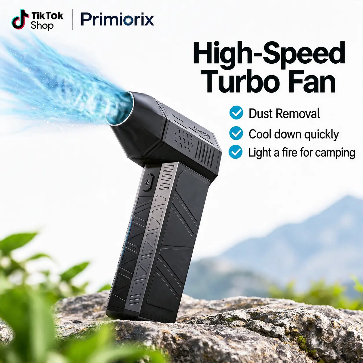 SRGARH Cordless Air Duster, 130000 RPM Turbo Jet Blower, Mini Electric Compressed Air Cleaner for Keyboard, Car, Home & Outdoor, Lightweight USB-C Rechargeable