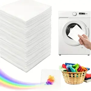Laundry sheets for 50/100 washes, 100 pieces of eco-friendly laundry sheets, powerful cleaning effect, convenient and-saving laundry solution, suitable for home, reduce plastic waste, easy to use, Premium Laundry Wash, Detergent Tablets