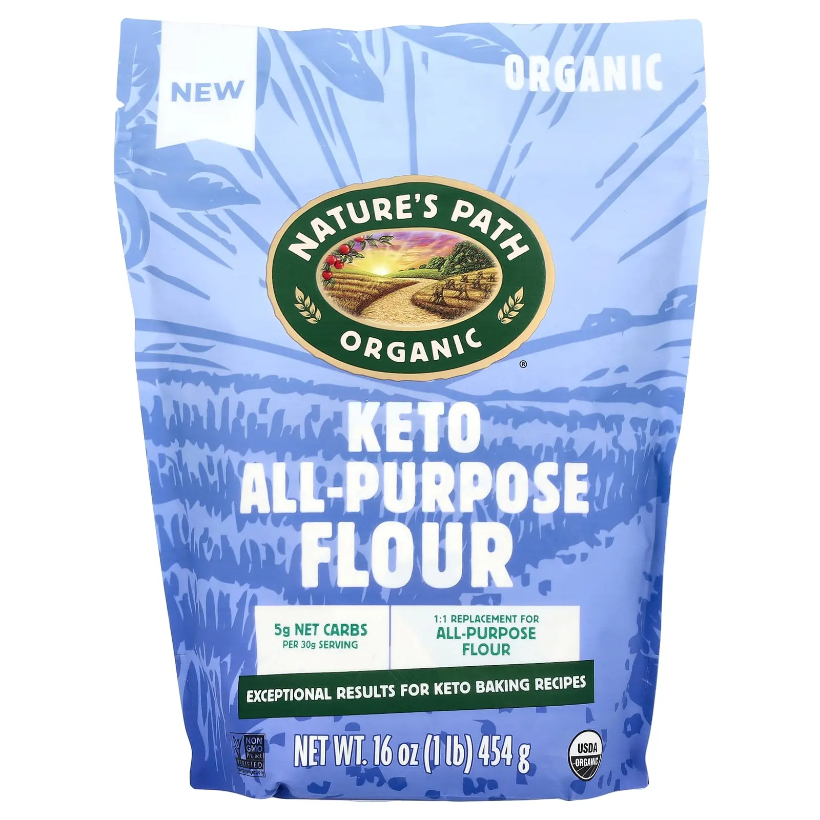Nature's Path Organic Keto All-Purpose Flour, 16 oz (454 g)