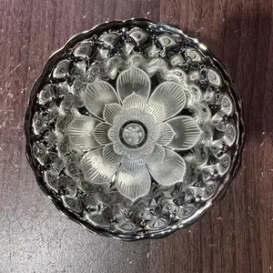 Silver Floral Engraved Decorative Teacup Elegant Home Accent with Intricate Design for Functional & Decorative Purposes