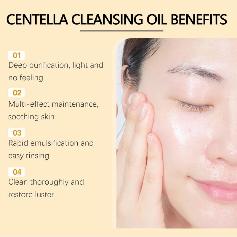 Madagascar Centella Light Cleansing Oil, 100ml | Gentle Oil Cleanser for Face, Facial Cleanser, Double Cleansing
