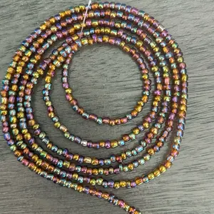 Galaxy Glow Tie on waist beads