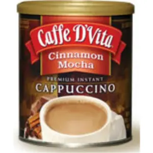 Caffe DVita F-DV-1C-06-CINA-NU Cinnamon Mocha Cappuccino 6 1lb canisters