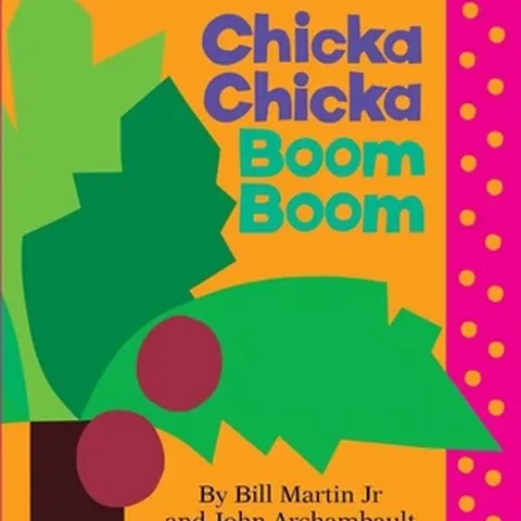 Used Board Book - Chicka Chicka Boom Boom by Bill Martin, English Enduring Classic Kindergarten Book for Children, Colorful Art, Alphabet Rhyme, 0.81 lbs Good Paperboard School & Educational Office Stationery Supply