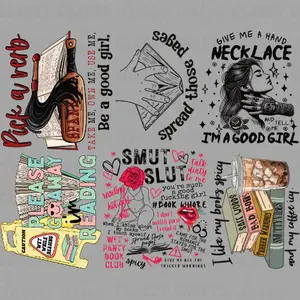 Spciy Booktok - 30x24 - PREMADE GANG SHEET