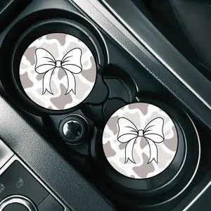 Ghost Camo Bow Car Coasters