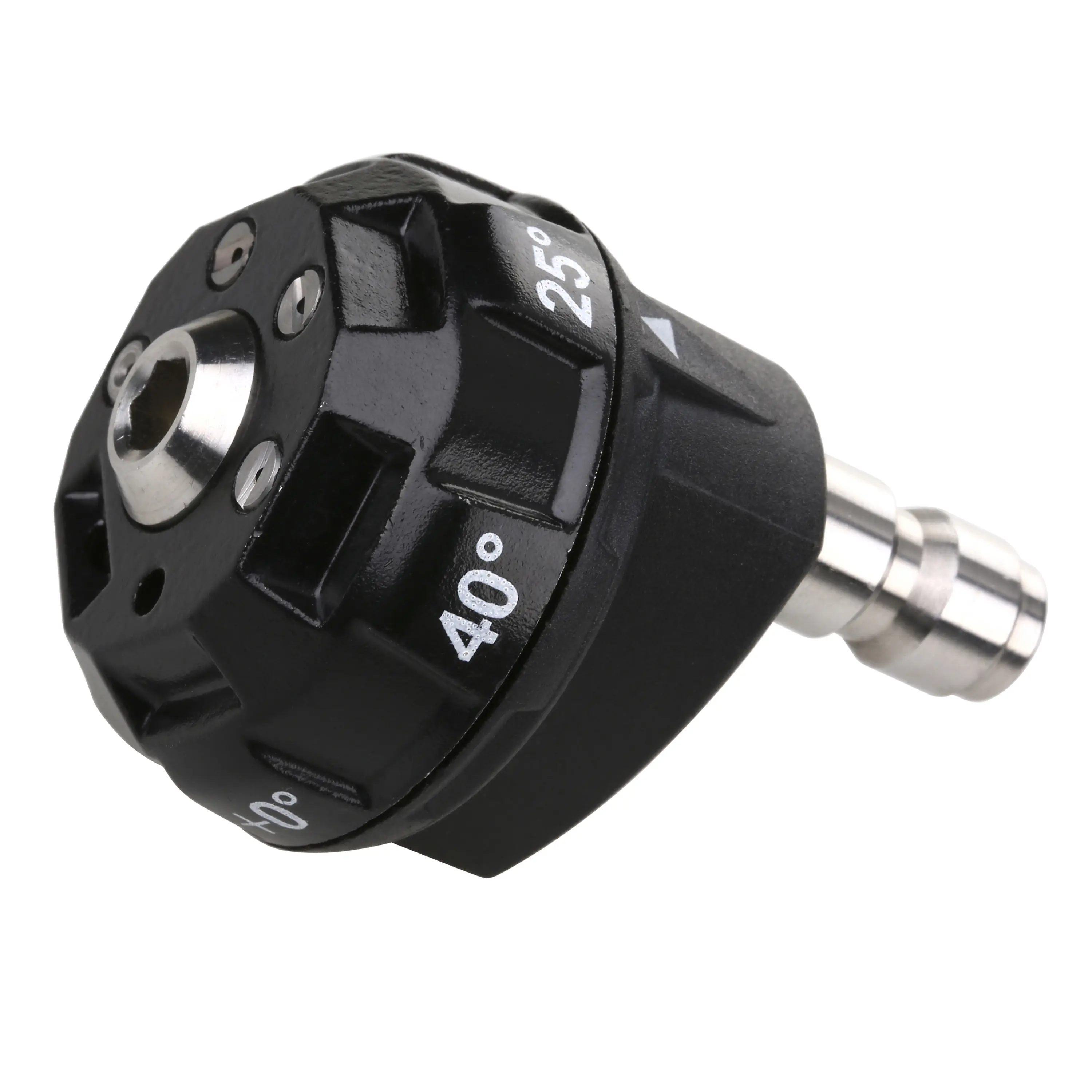 RIDGE WASHER 6-in-1 Multi-Function Adjustable Nozzle, 4000 PSI Water Accessory with 1/4-in Quick Connect Adapter, 0-Degree Spray, Soap Compatibility, Time-Saving Quick Changeover, Fits Most Power Washer, Multi Function Nozzle