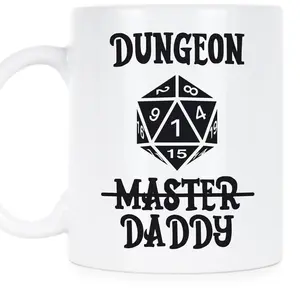 Dungeon Daddy Dnd Mug Fantasy Gift for Him, Meme Gift, Funny Mug, Gift For Friend