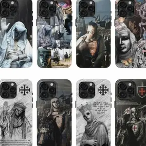 Baldwin IV "The Leper King" Phone Case, The Crusader King and His Holy Army Cover For iPhone 17, X, 11, 12, 13, 14, 15, 16 Series & Galaxy Series