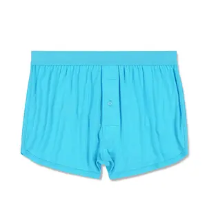 C-IN2 Minimal Runner Boxer Bobby Blue for Men | Breathable Modal Fabric with a Soft, Lightweight Feel | Easy Fit with Classic Button Fly Closure