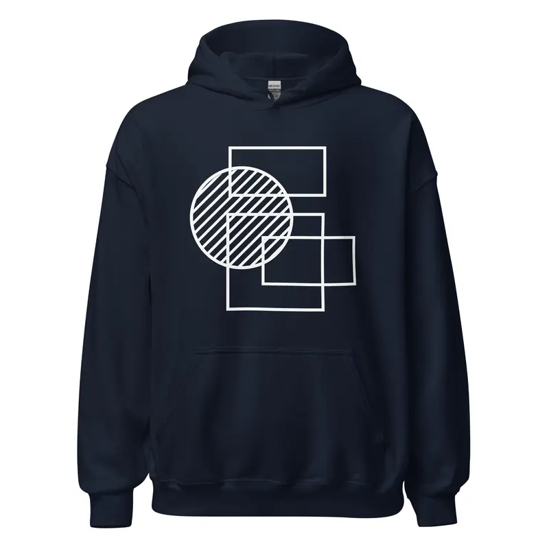 Abstract Print Adult Hoodie 2