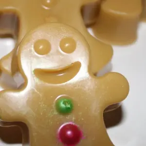 Gingerbread Mini Soaps Made with Goats Milk Soap Base - Perfect for Holiday Gifts