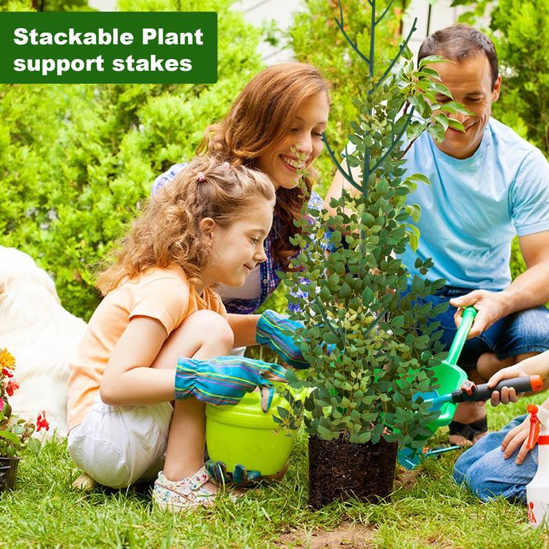 PERSZENStackable Monstera Plant Support Stakes, Plant Support Stakes for Indoor Plants Tall, Plant Climbing Support for Monstera, Philodendron, Potted Plants, Plant Poles for Climbing Plants (6PCS/15PCS)