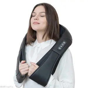 Father's Day Gift - Electric Shiatsu Massager for Neck, Back, and Shoulders - Portable Massage Pillow for Muscle Pain Relief, Perfect Gift for Men and WomenAB10TitanFix