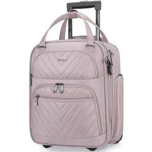 WINILA&Miusse Carry-on Underseat 16-Inch Luggage with Wheels, Lightweight Design for Men and Women, Softside Rolling Travel Bag