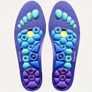 Acupressure Insole, Pressure Massage Insole, Comfortable Support Foot Massage, Men'S And Women'S Flat Foot Insole, Sweat-Absorbing And Breathable, Meridian-Smooth Insole, Men'S And Women'S Comfortable Massage Insole