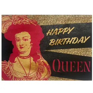 Spitfire Girl Happy Birthday Queen Card