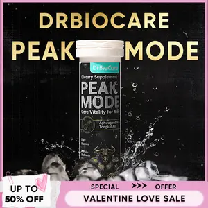 DrBioCare PEAK MODE – Men’s Daily Energy, Strength & Performance Support with Maca, Ashwagandha & Zinc