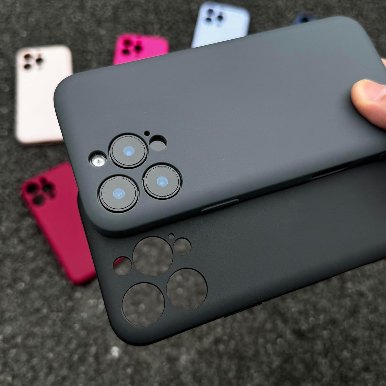 【Buy One Take One】Solid Color Matte Silicone iPhone Case, Slim Soft Shockproof Anti‑Slip Anti‑Yellowing Protective Cover, Black for 17 16 15 14 13 12 11 X/XS/XR/XS Max Pro Pro Max Plus Air Perfect Gift for Her/Him 【Buy One Take One】Solid Color Matte Silicone iPhone Case, Slim Soft Shockproof Anti‑Slip Anti‑Yellowing Protective Cover, Black for 17 16 15 14 13 12 11 X/XS/XR/XS Max Pro Pro Max Plus Air Perfect Gift for Her/Him