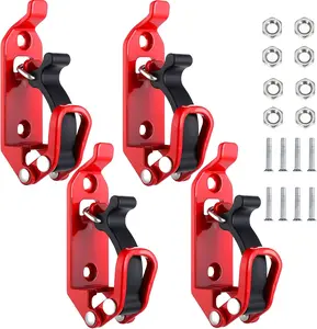 Shovel Mount for Roof Rack, Metal Rubber Clamps, Wall Mounting Brackets, Quick Release Axe Holder Mount Kit, Car Accessories for Roof Rack Truck Boats Military Equipment and Tools