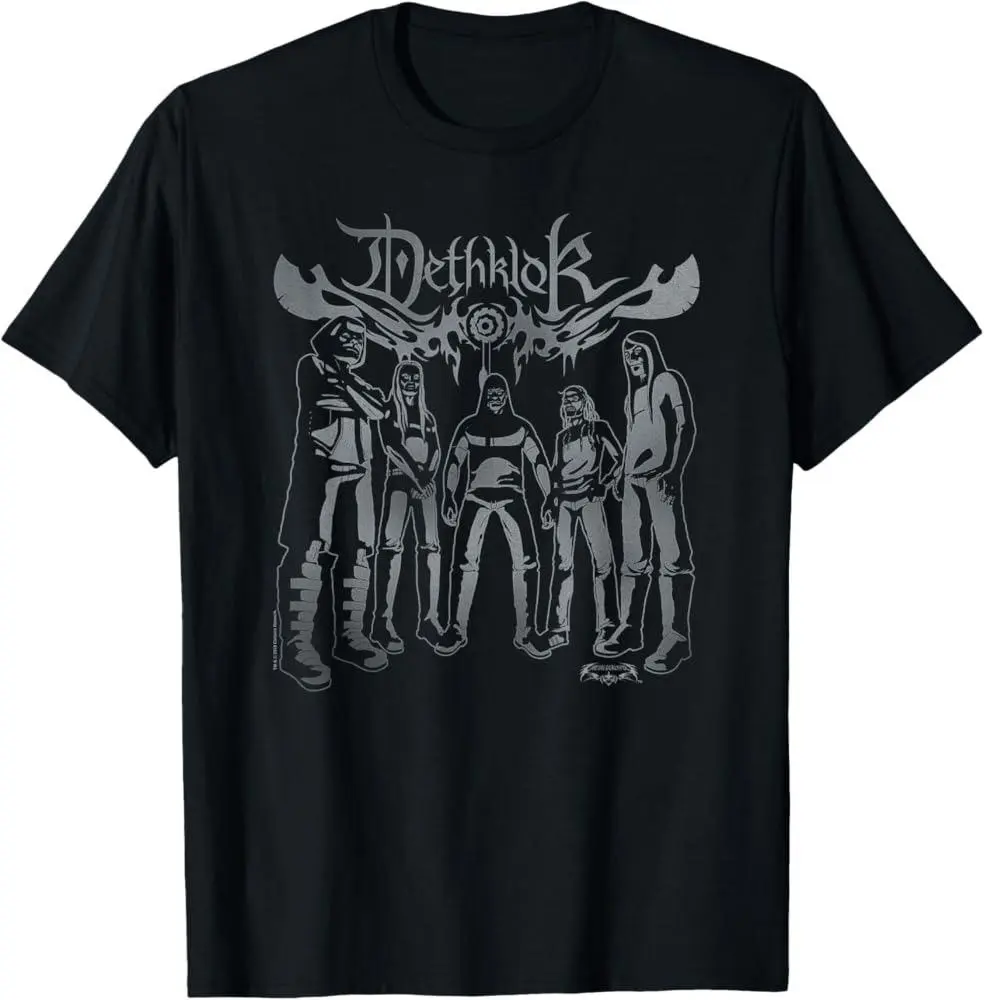 Vintage Metalocalypse Graphic T-Shirt, Adult Animated Musical Series Tee, Unisex Heavy Cotton Shirt