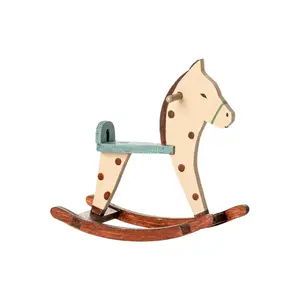 Maileg - Rocking Horse - Wooden Mouse Toy
