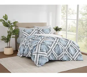 Truly Soft Lars Plaid 3 Piece Full/Queen DuvetSet
