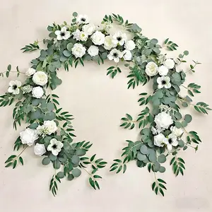 Forest Style Artificial Flower Arrangement, Rose Arch Doorway Furniture Background Wall Decor, Universal Use