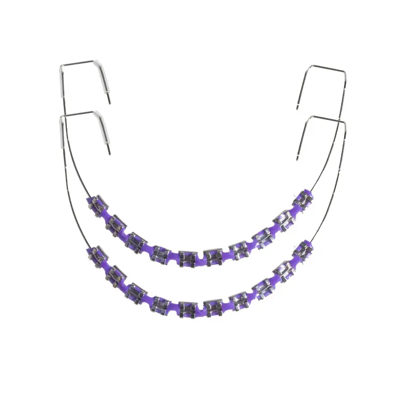 Fashion braces (purple) (for decoration)
