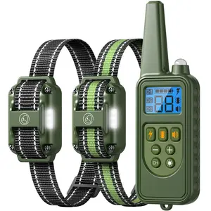 Jugbow Dog Collar 2 Dogs - 3300FT Dog Training Collar with Remote, IPX7 Waterproof E Collar for Dogs Training Rechargeable Collars for Large Medium Small Dogs (10-120lbs)