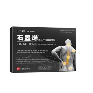 tiktokshopbacktoschool Graphene Paste Pain Relief Patches for Muscle, Joint, Back, Inflammation and Sports Pain Relief (5 patches per box)