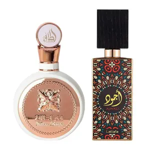 (2pc Bundle Pack) Ajwad 2.03oz + Fakhar Women 3.4oz by Lattafa EDP Spray